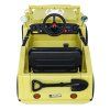 Elektrické autíčko Vojenské retro Pohon 4x4 Béžové 6