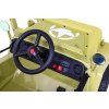Elektrické autíčko Vojenské retro Pohon 4x4 Béžové 9