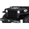 Elektrické autíčko Vojenské Retro černé + Pohon 4x4 12