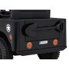 Elektrické autíčko Vojenské Retro černé + Pohon 4x4