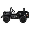 Elektrické autíčko Vojenské Retro černé + Pohon 4x4 4