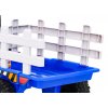Elektrický traktor BLOW s přívěsem Modrý 10
