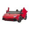 Elektrické autíčko Lamborghini Aventador SV pro 2 děti Dálkové ovládání 2,4 GHz Červené EVA kola 2