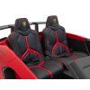 Elektrické autíčko Lamborghini Aventador SV pro 2 děti Dálkové ovládání 2,4 GHz Červené EVA kola 22