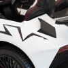 Elektrické autíčko Lamborghini Aventador SV pro 2 děti Bílé 25