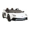 Elektrické autíčko Lamborghini Aventador SV pro 2 děti Bílé 6