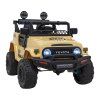 Elektrické autíčko Toyota FJ Cruiser béžové pohon 4x4 dálkové ovládání 12