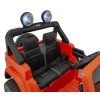 Elektrické autíčko Jeep Wrangler Rubicon Oranžové + Dálkové ovládání + EVA kola 13