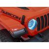 Elektrické autíčko Jeep Wrangler Rubicon Oranžové + Dálkové ovládání + EVA kola 17