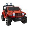 Elektrické autíčko Jeep Wrangler Rubicon Oranžové + Dálkové ovládání + EVA kola 5