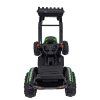 Elektrický akumulátorový zelený traktor bagr pro děti pohyblivé rameno lžíce dálkové ovládání 12