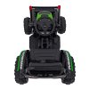 Elektrický akumulátorový zelený traktor bagr pro děti pohyblivé rameno lžíce dálkové ovládání