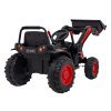 Elektrický traktor bagr pro děti Červený + Pohyblivé rameno lžíce + Dálkové ovládání