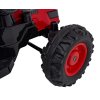 Elektrický traktor bagr pro děti Červený + Pohyblivé rameno lžíce + Dálkové ovládání