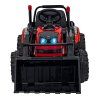 Elektrický traktor bagr pro děti Červený + Pohyblivé rameno lžíce + Dálkové ovládání 4