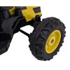 Elektrický traktor rypadlo + Pohyblivé rameno lžíce + Dálkové ovládání Žlutý