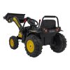 Elektrický traktor rypadlo + Pohyblivé rameno lžíce + Dálkové ovládání Žlutý