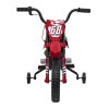 Elektrická motorka PANTONE 361C pro děti Červená + Pomalý start + EVA kola