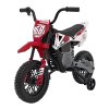 Elektrická motorka PANTONE 361C pro děti Červená + Pomalý start + EVA kola