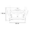 Elektrické autíčko Lamborghini Invencible Červené 3