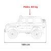 Elektrické červené autíčko Mercedes Benz G63 AMG XXL MP4 4