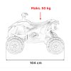 Elektrická čtyřkolka Fast Wheel Bílá 3