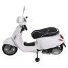 Elektrický skútr Vespa ROMA Bílý 7