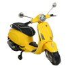 Elektrický skútr Vespa ROMA Žlutý 15