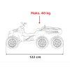 Elektrická čtyřkolka Sport TX ATV Bílá