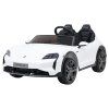 Elektrické autíčko Porsche Taycan Turbo S Bílé