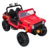 Elektrické autíčko Jeep Monster červené