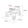 Elektrické autíčko Jeep BEAST 4x4 černé 2
