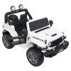 Dětské auto Jeep Wrangler Rubicon Zvýšené Bílé 12