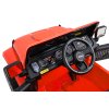 Dětské zvýšené oranžové auto Jeep Wrangler Rubicon