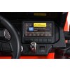 Dětské zvýšené oranžové auto Jeep Wrangler Rubicon