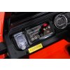 Dětské zvýšené oranžové auto Jeep Wrangler Rubicon