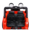 Dětské zvýšené oranžové auto Jeep Wrangler Rubicon