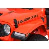 Dětské zvýšené oranžové auto Jeep Wrangler Rubicon