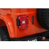 Dětské zvýšené oranžové auto Jeep Wrangler Rubicon