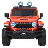 Dětské zvýšené oranžové auto Jeep Wrangler Rubicon 3