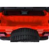 Dětské zvýšené oranžové auto Jeep Wrangler Rubicon