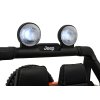 Dětské zvýšené oranžové auto Jeep Wrangler Rubicon