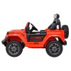 Dětské zvýšené oranžové auto Jeep Wrangler Rubicon