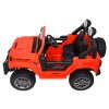 Dětské zvýšené oranžové auto Jeep Wrangler Rubicon