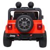 Dětské zvýšené oranžové auto Jeep Wrangler Rubicon