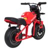Elektrická motorka SUPERMOTO červená 9
