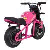 Elektrická motorka SUPERMOTO Růžová 9