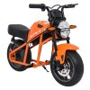 Elektrická oranžová motorka SUPERMOTO 4
