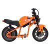 Elektrická oranžová motorka SUPERMOTO