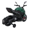 Elektrická motorka Ducati Diavel x Bentley Zelená